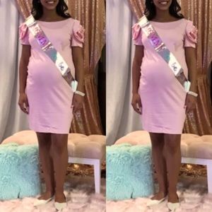 Maternity midi dress